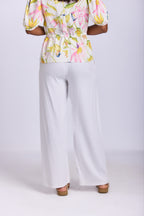 RELAXED STRAIGHT LEG LINEN PANTS