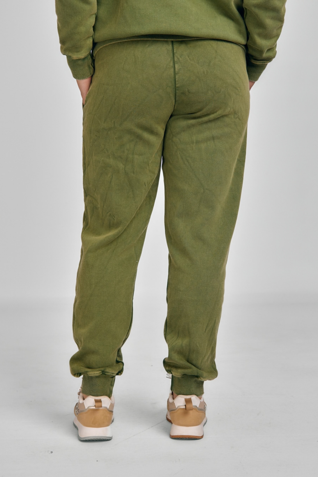 LADIES PIGMENT BRUSHED FLEECE TRACKPANTS