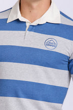 MENS STRIPE RUGBY GOLFER