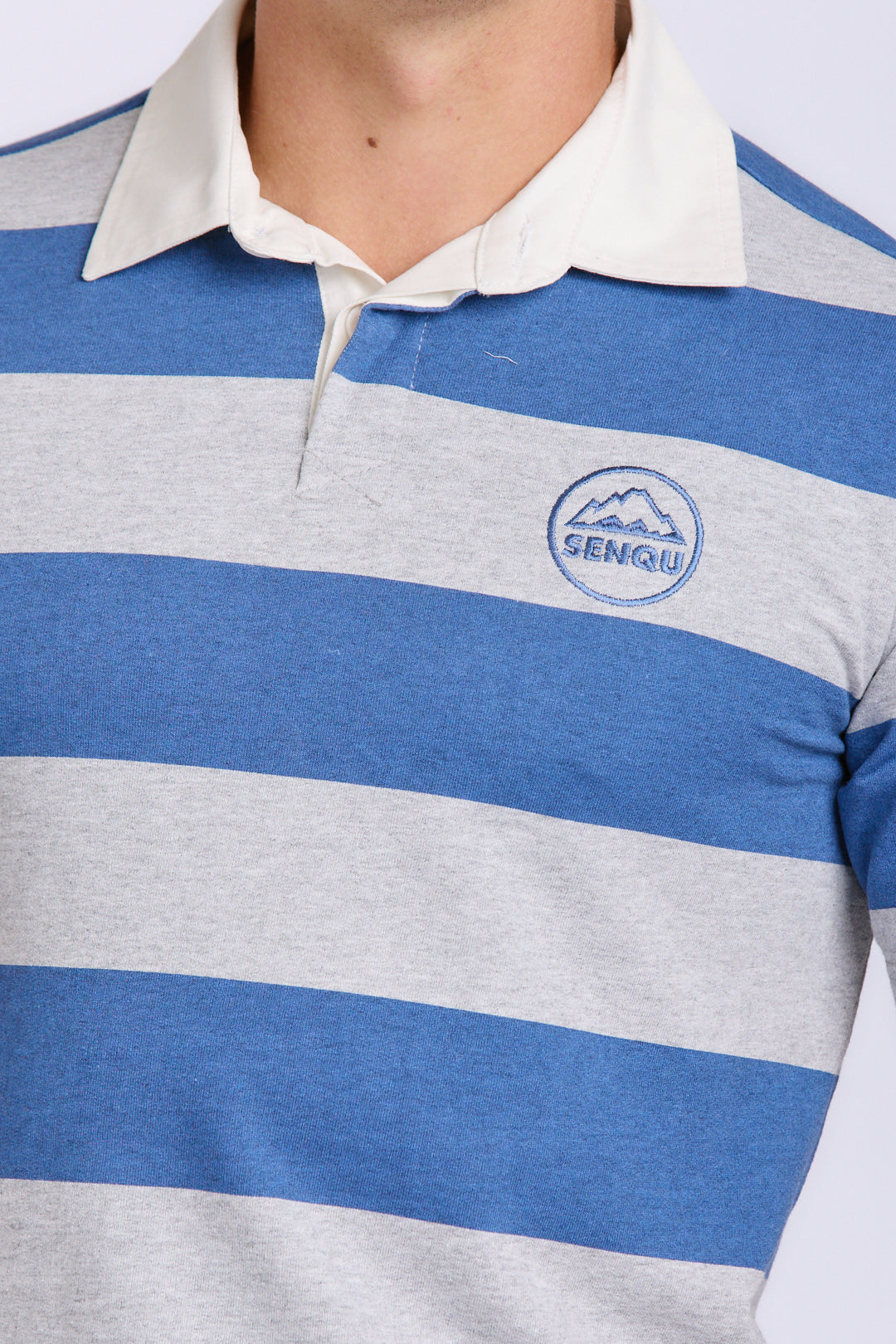 MENS STRIPE RUGBY GOLFER