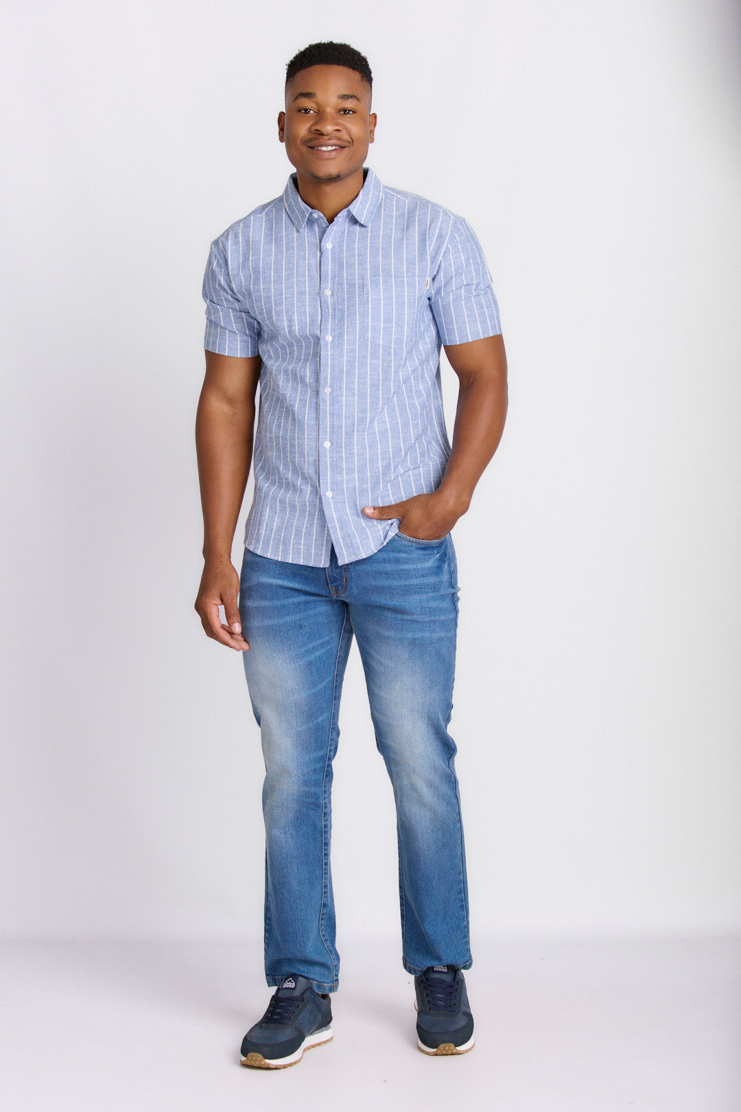 MENS STRIPE COTTON SHIRT