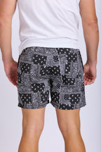 MENS PAISLEY BLOCKS SWIM SHORTS