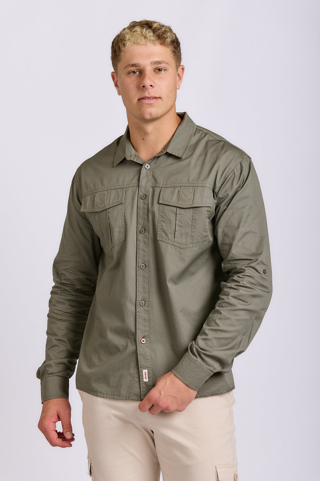 LONG SLEEVE COTTON TECH SHIRT