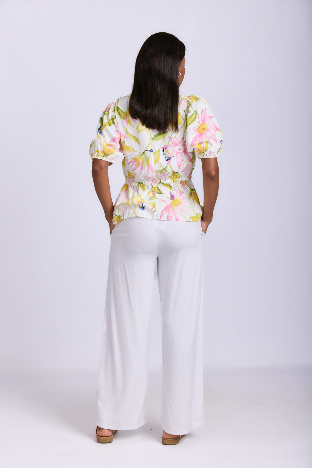 TIE BELT BLOUSE