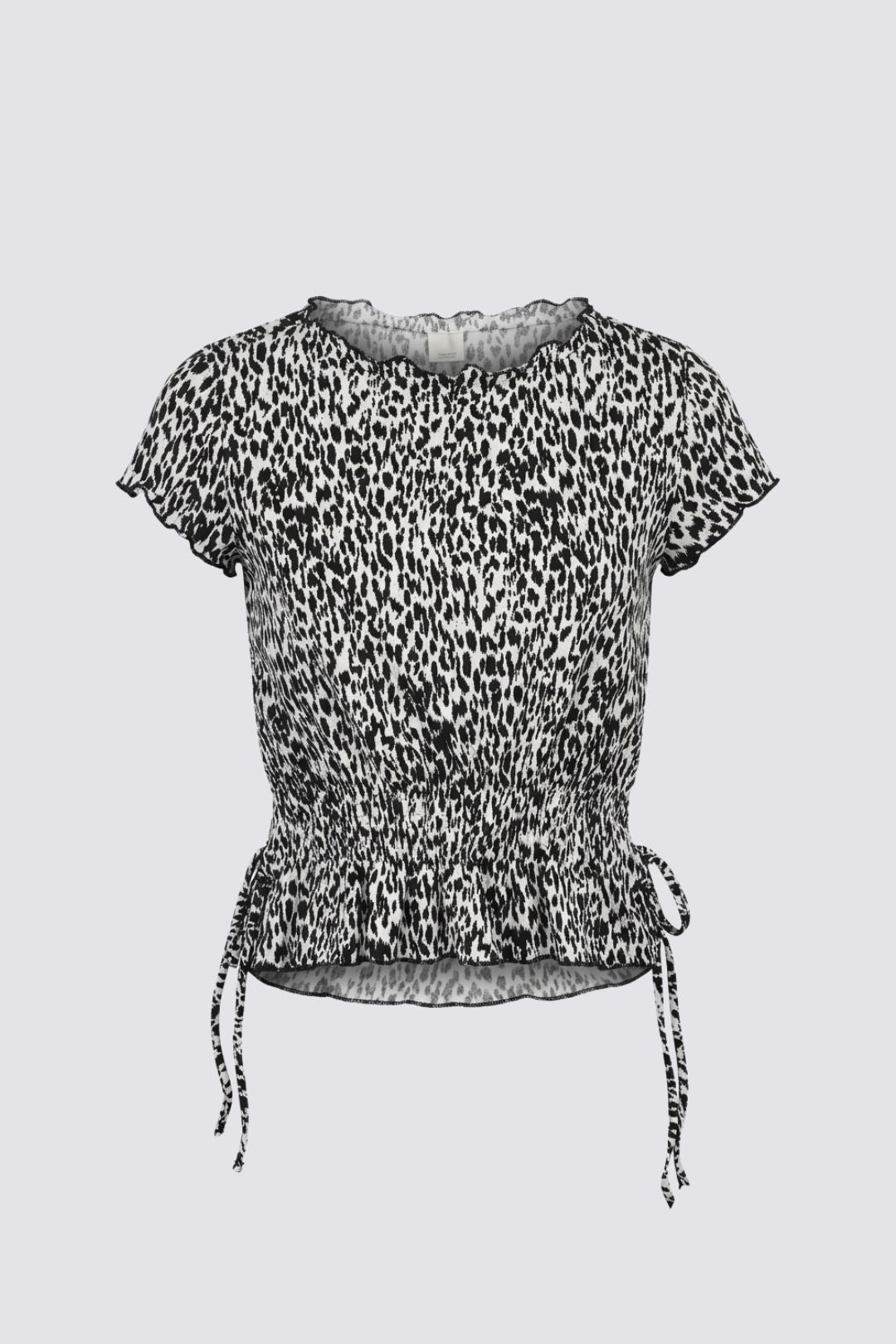 CAP SLEEVE WITH SIDE TIE TOP