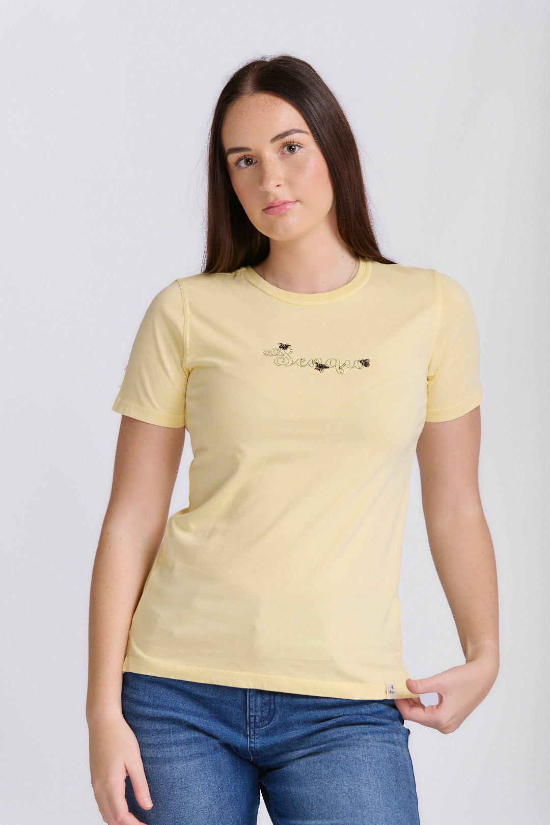 SENQU WORD PIGMENT TEE