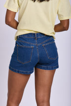 5PKT STRETCH DENIM SHORT