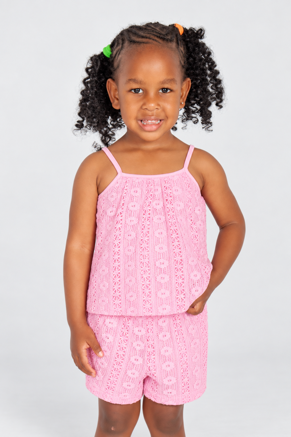 CROCHET TOP AND SHORT SET