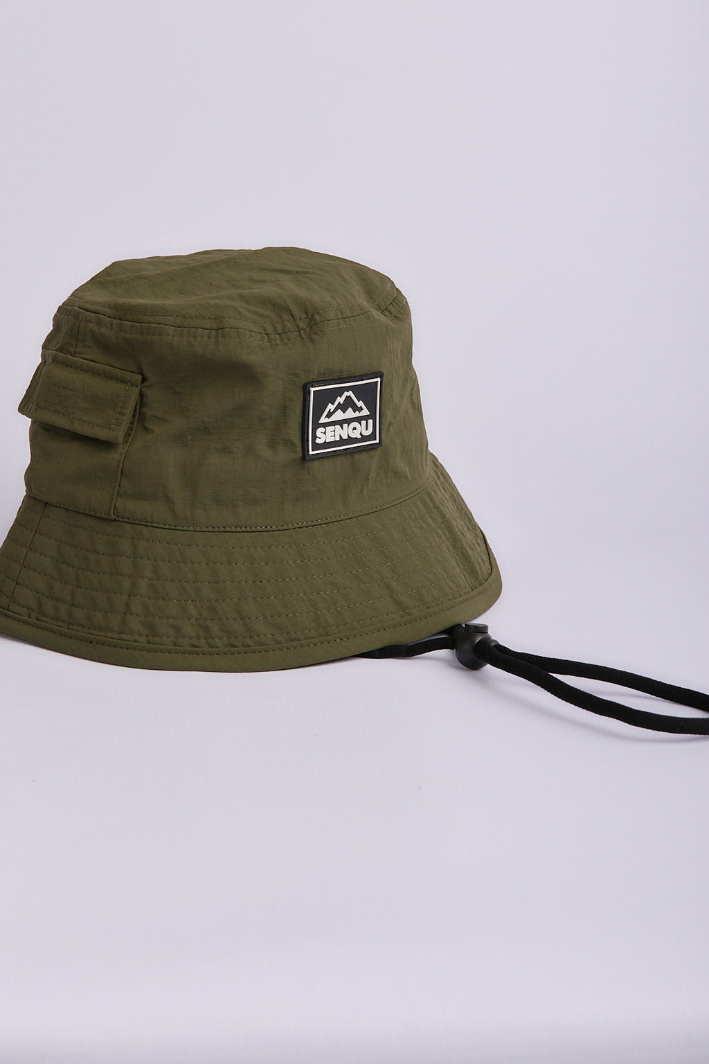 RIP STOP HAT WITH BADGE DETAIL
