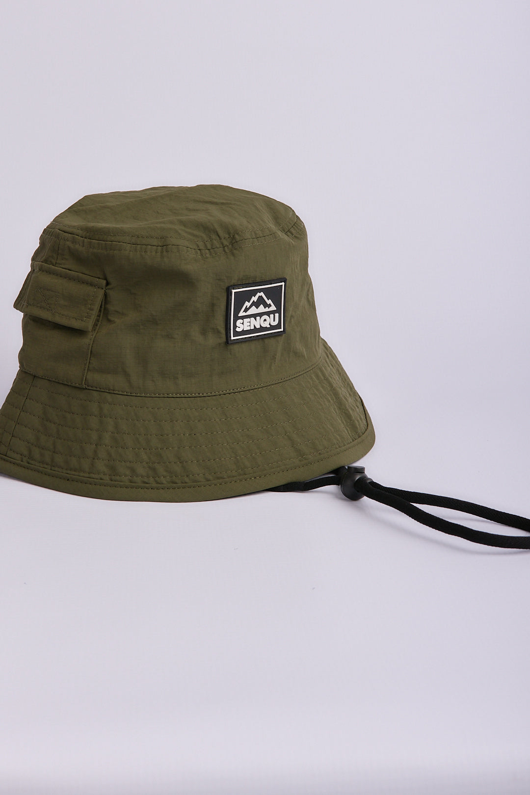 RIP STOP HAT WITH BADGE DETAIL