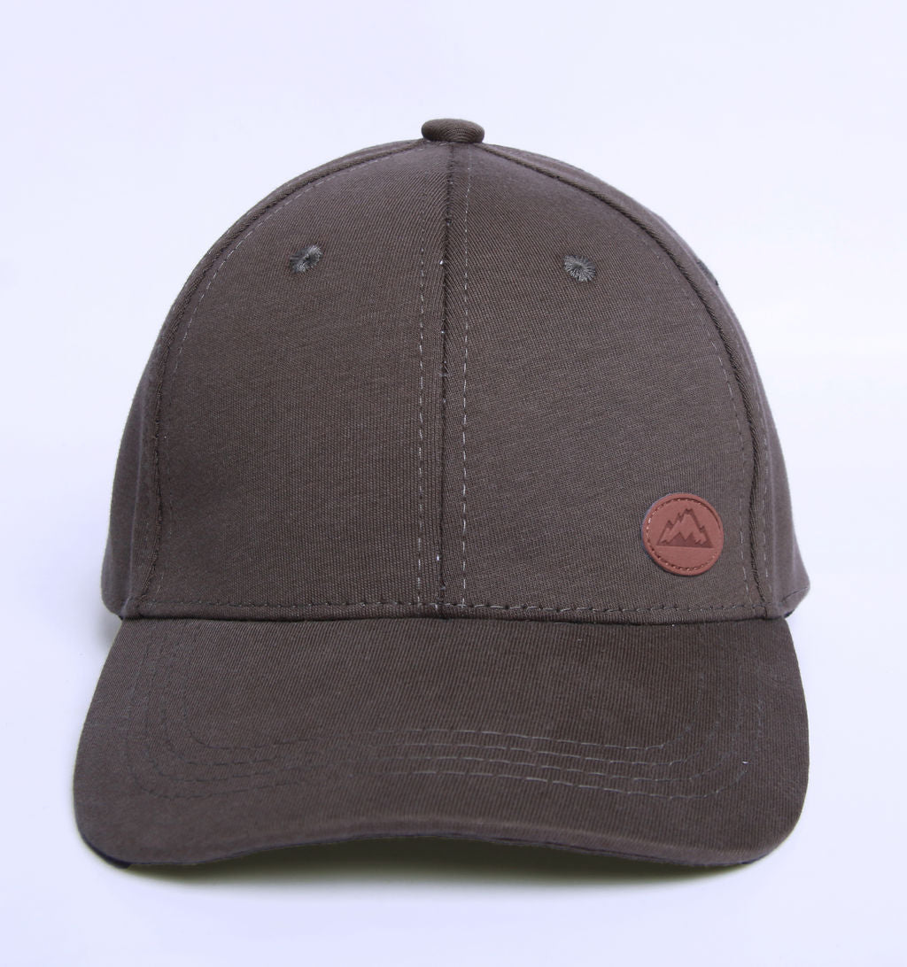 SENQU BADGE KNIT CAP – OLIVE MELANGE – SenquOnline