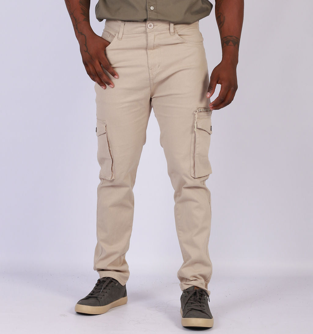 【STONE 】CARGO PANTS 29 SLIM CARGO PANTS - STONE – SenquOnline