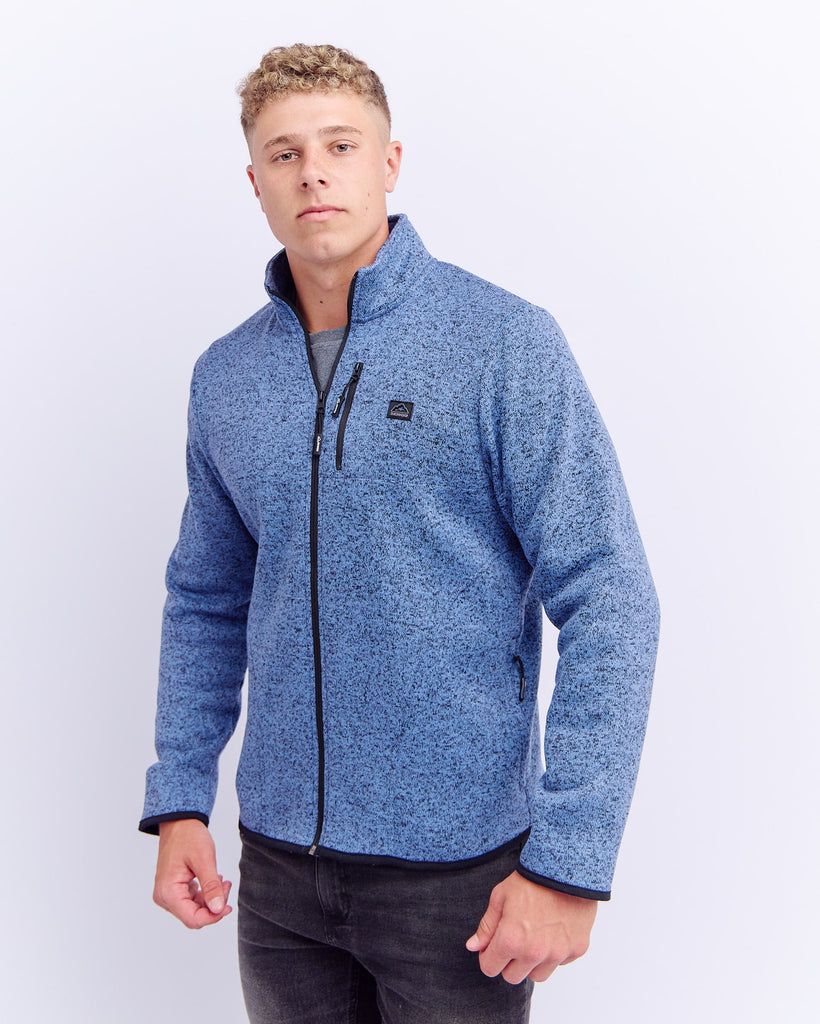ZIP THROUGH HACHI JACKET - DENIM – SenquOnline