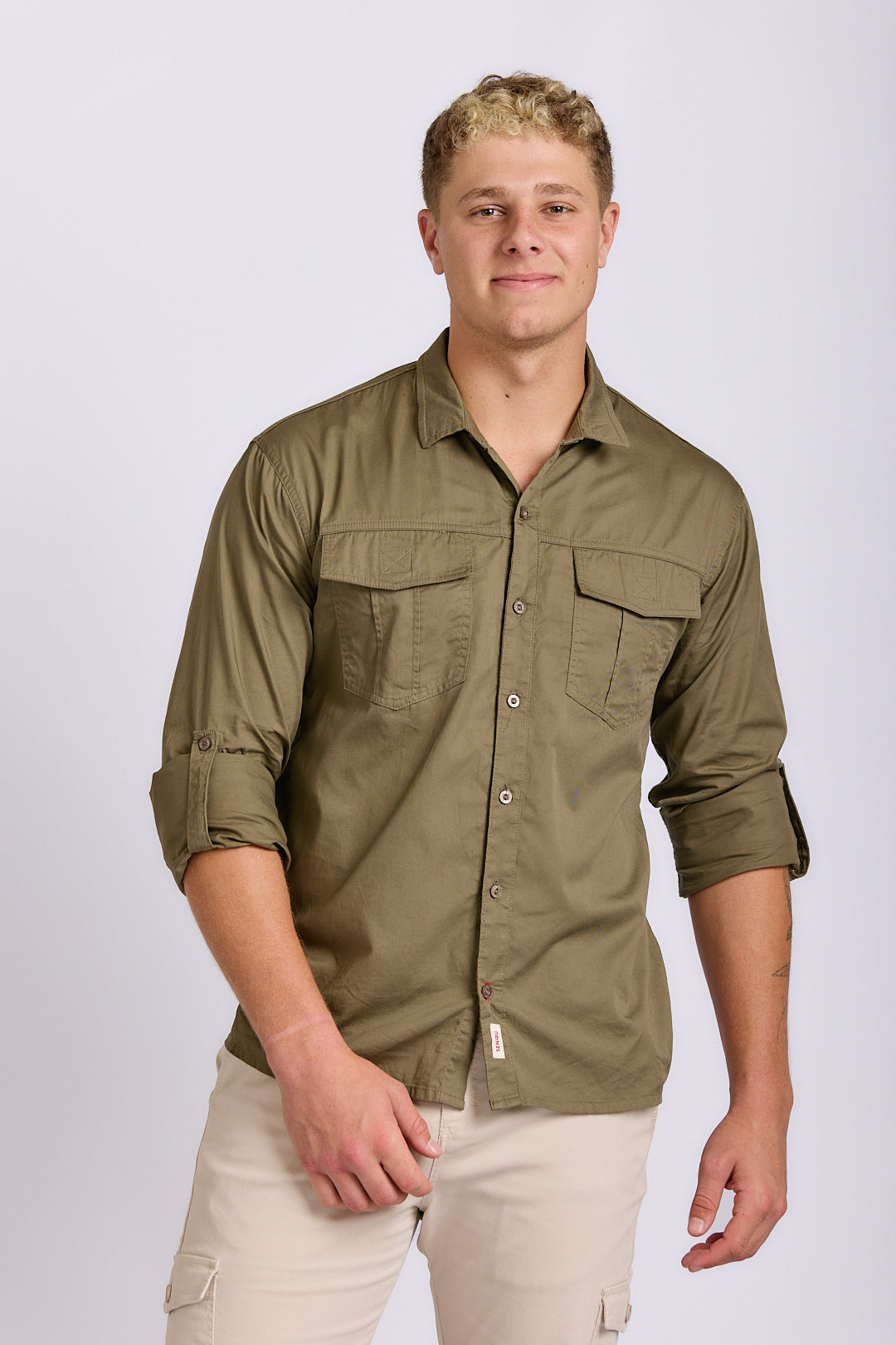 LONG SLEEVE COTTON TECH SHIRT