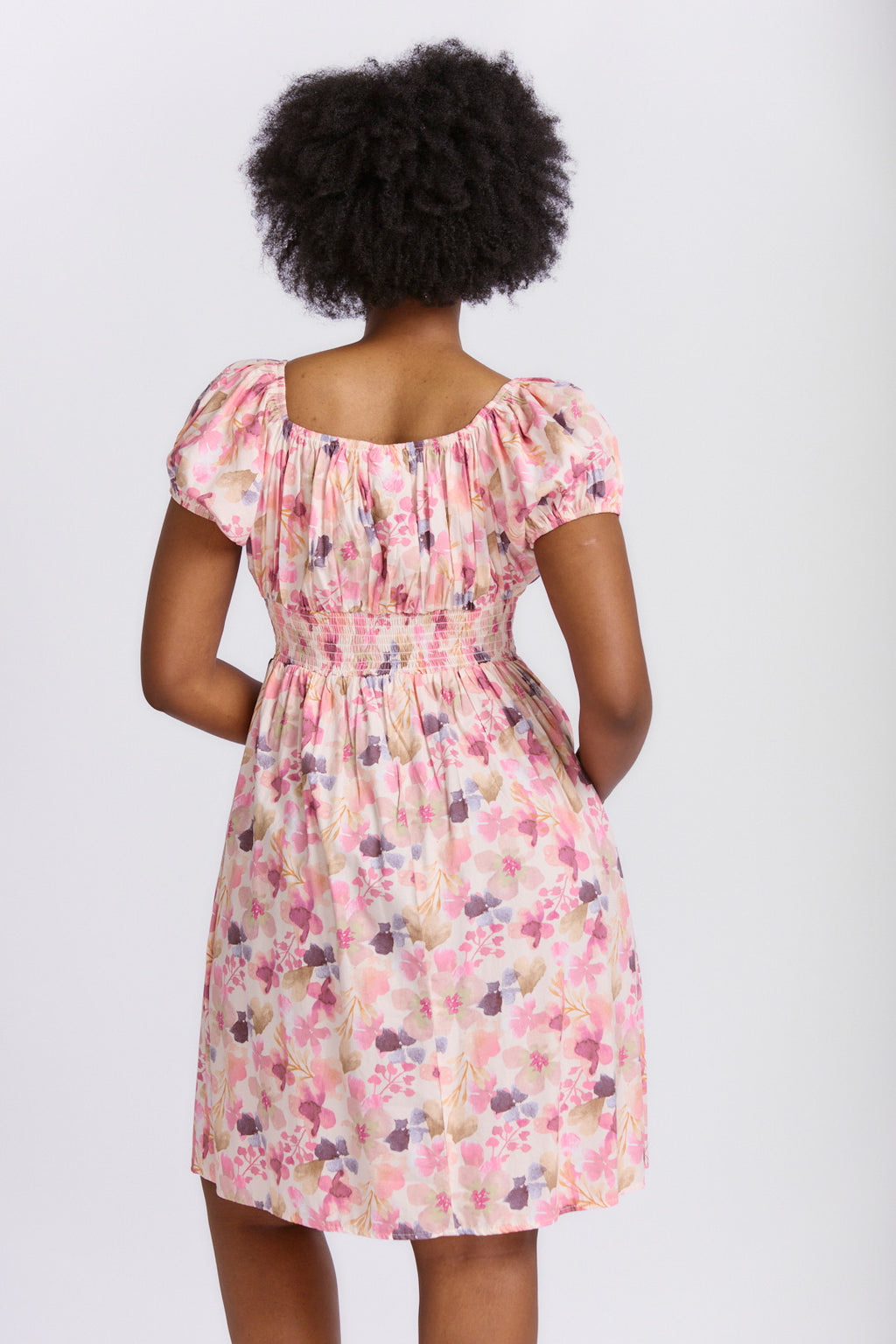 SMOCKED WAIST DRESS