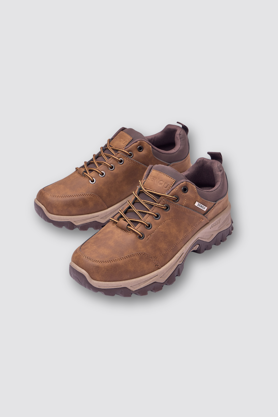 NUBUCK WITH CHOC CONTRAST