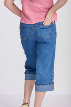CROP TURNUP JEAN