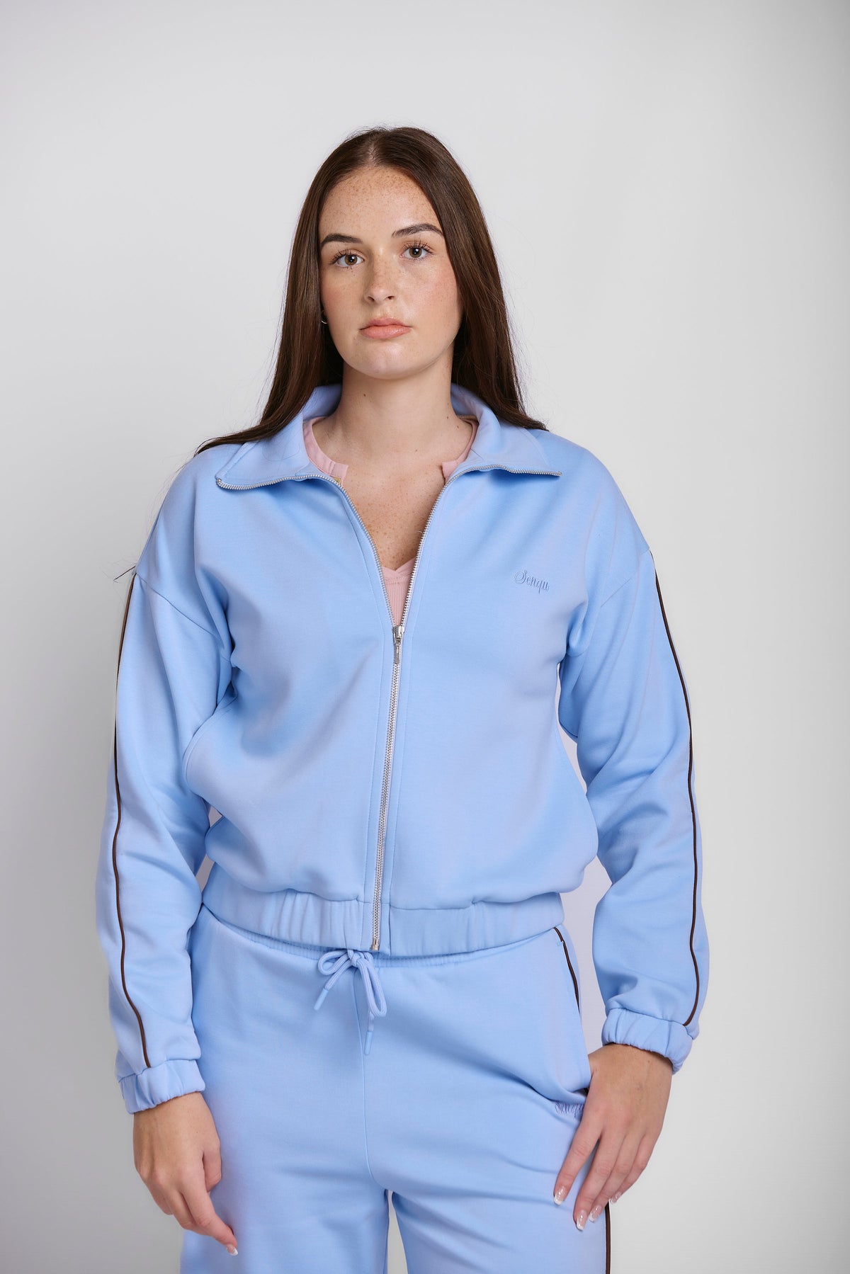 ZIP THROUGH PIPING SCUBA JACKET