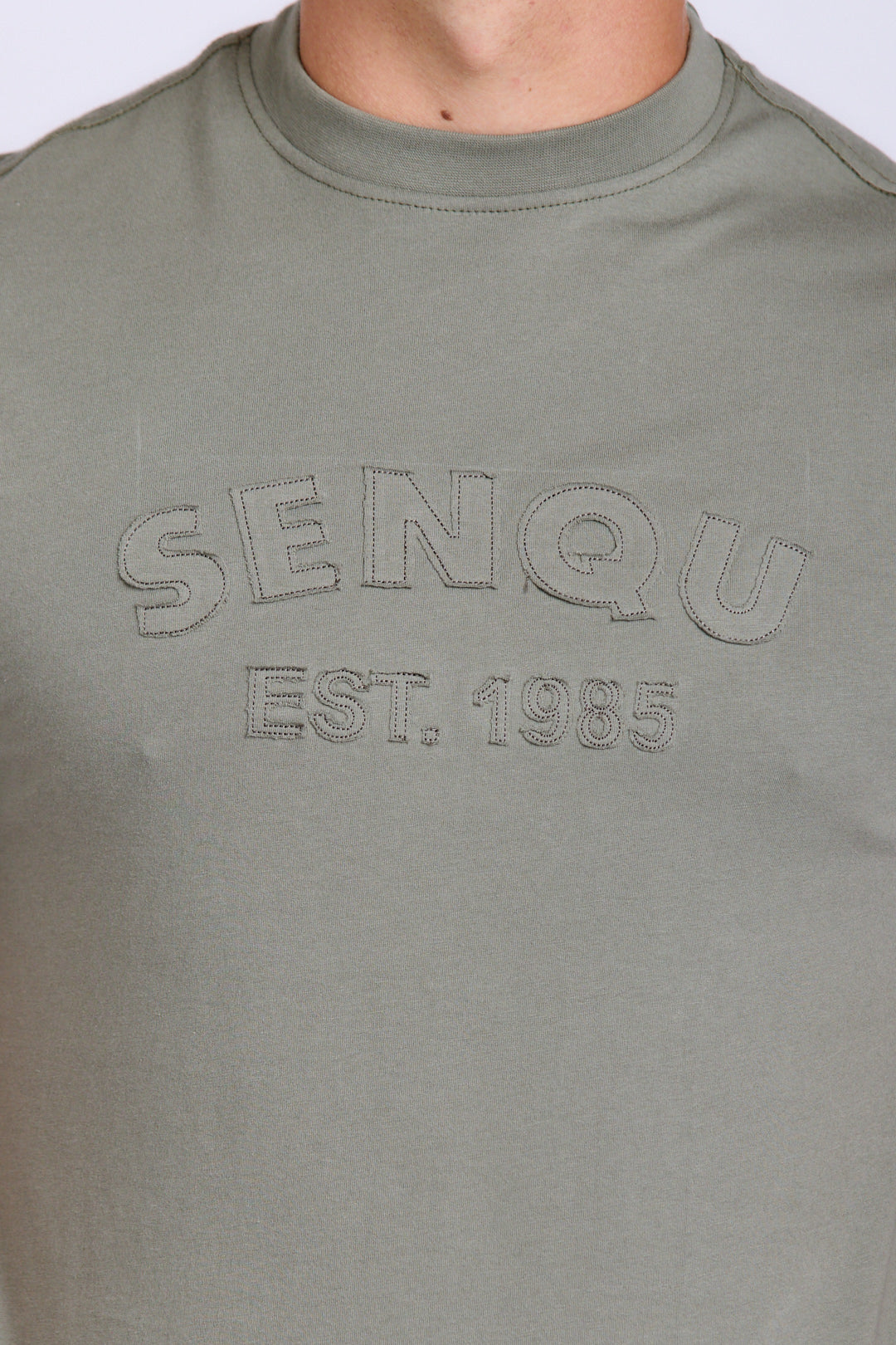 MENS SENQU APPLIQUE TEE