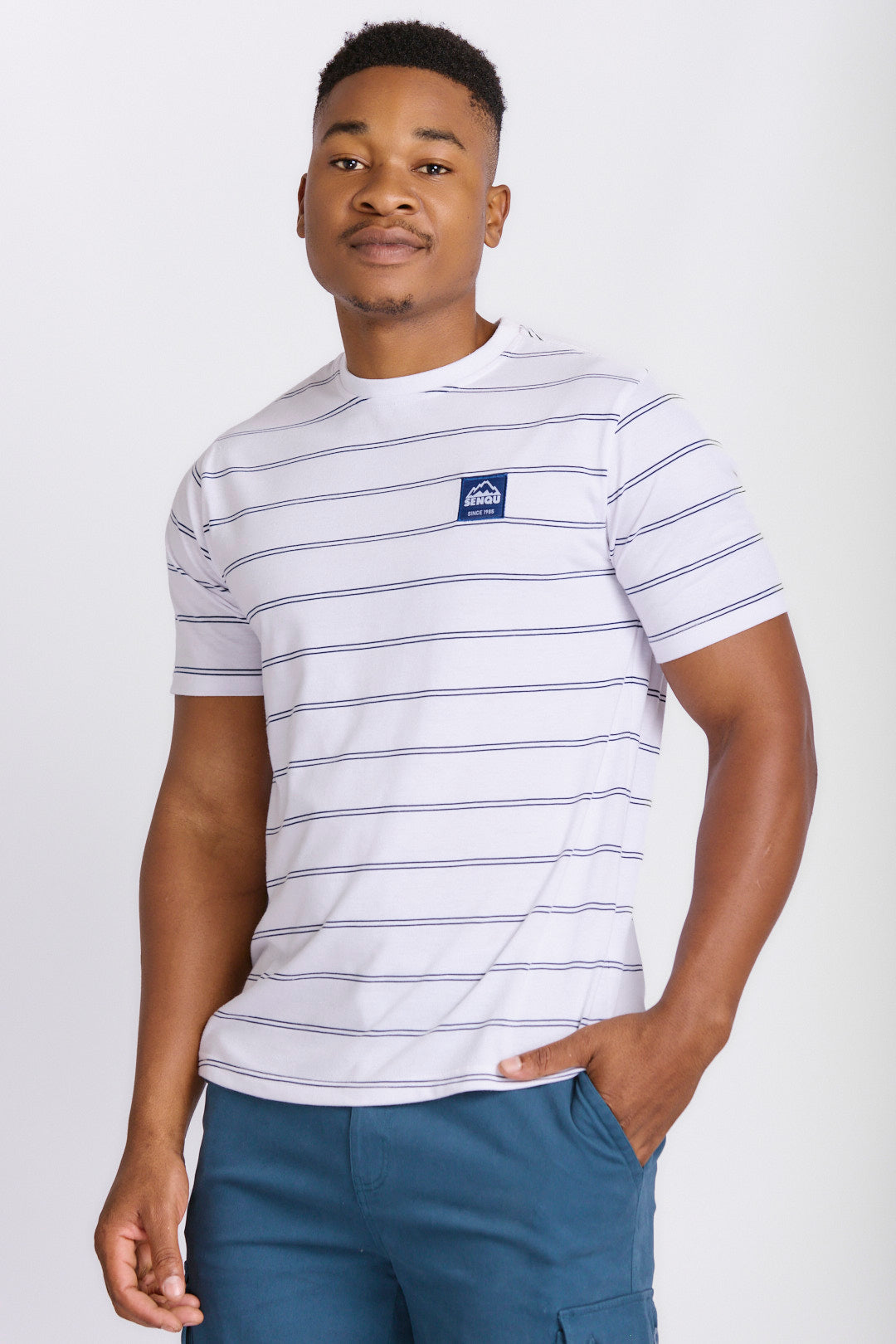 MENS STRIPE TEE