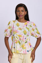 TIE BELT BLOUSE
