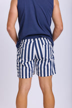 MENS STRIPE SWIM SHORTS