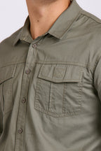 LONG SLEEVE COTTON TECH SHIRT