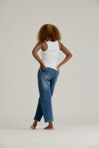 LADIES BARREL JEANS