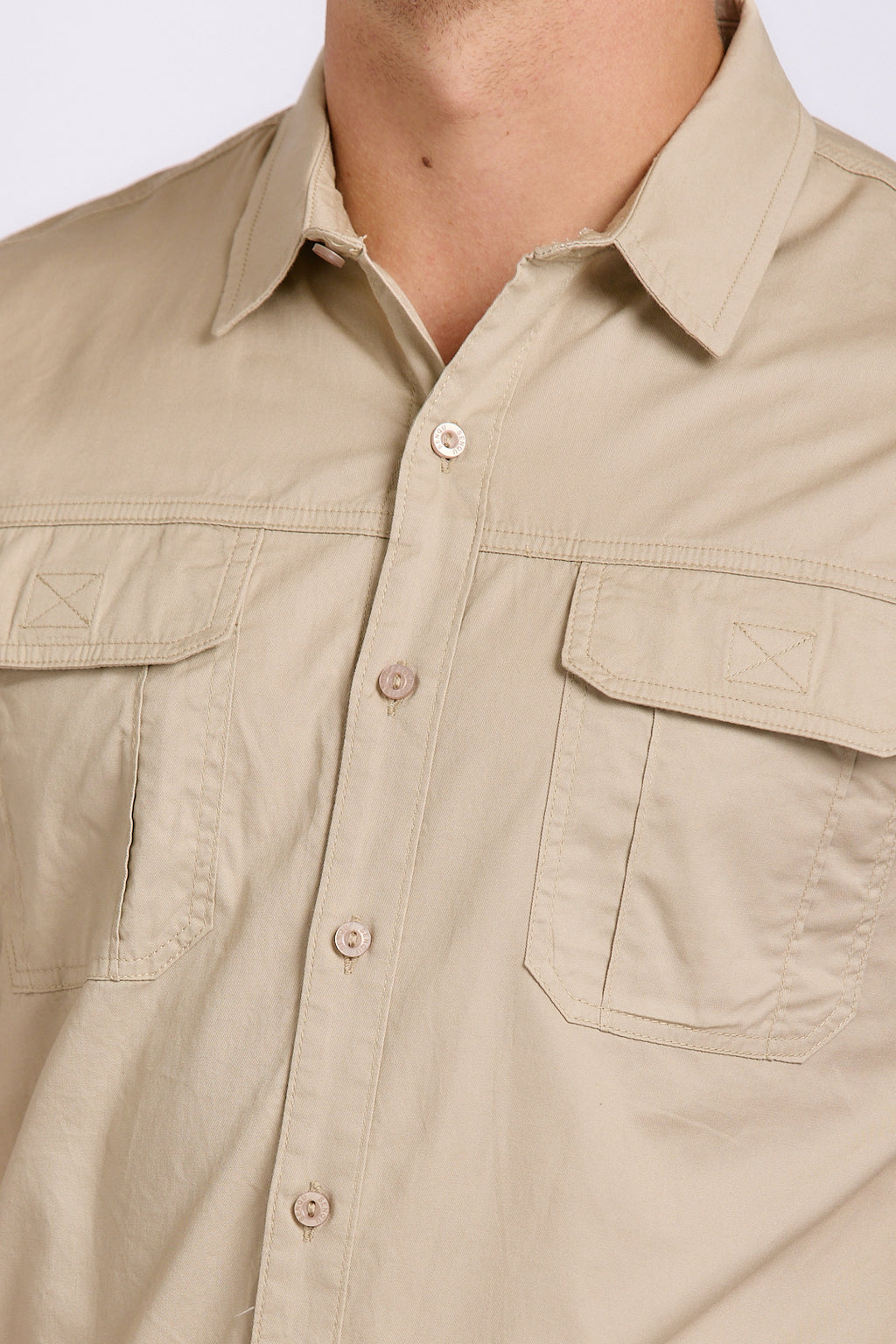 SHORT SLEEVE COTTON TECH SHIRT