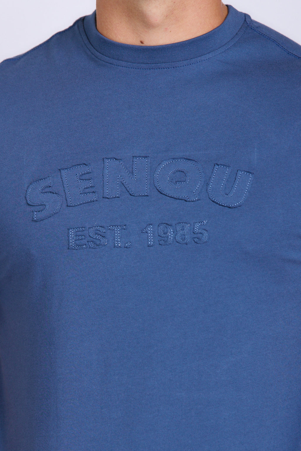 MENS SENQU APPLIQUE TEE