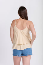 DOUBLE LAYERED STRAPPY TOP