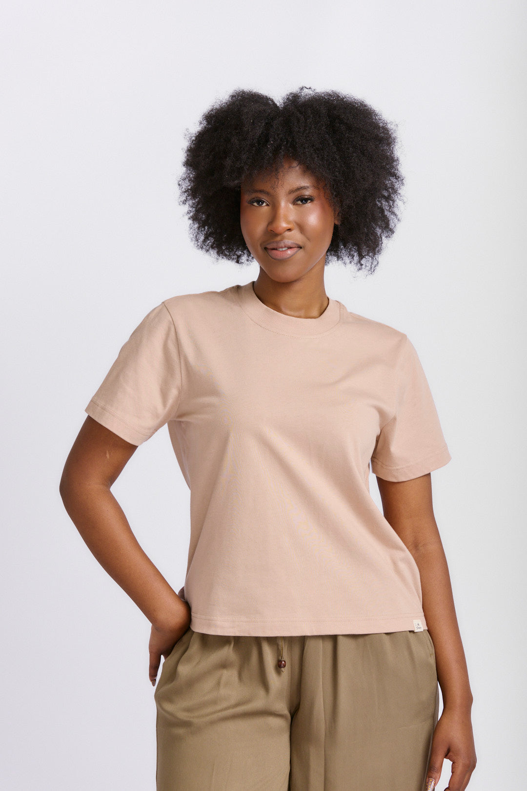 BOXY COTTON CORE TEE
