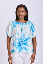 SQUARE NECK BLOUSE