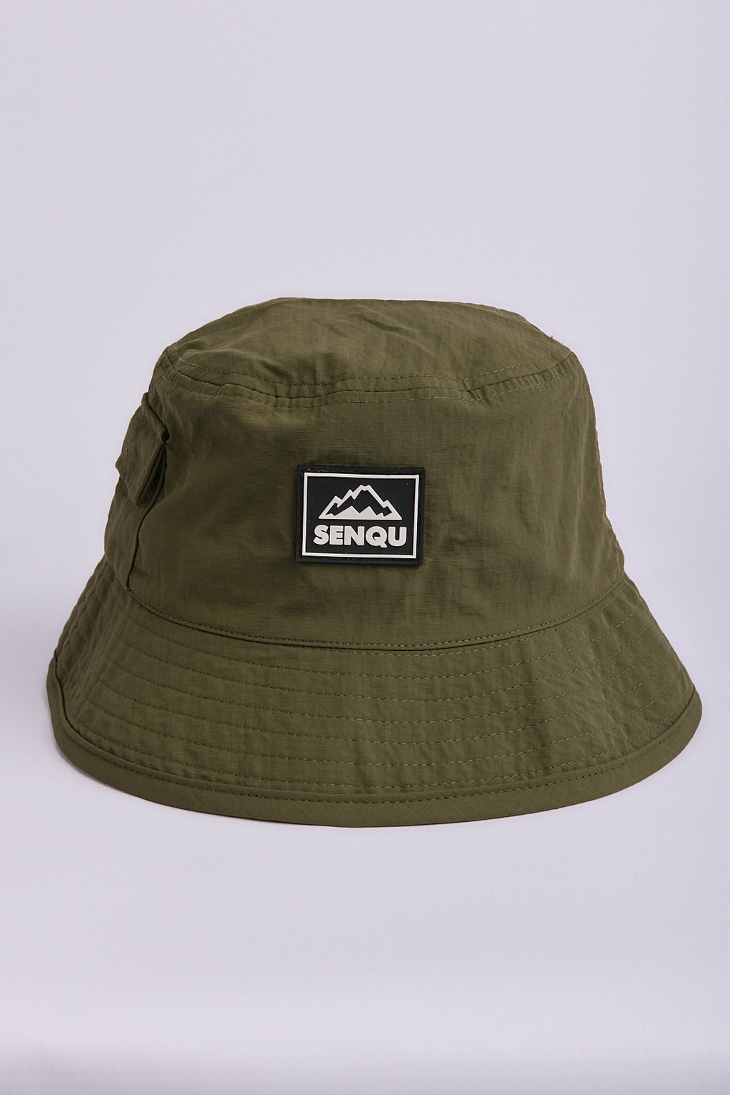 RIP STOP HAT WITH BADGE DETAIL