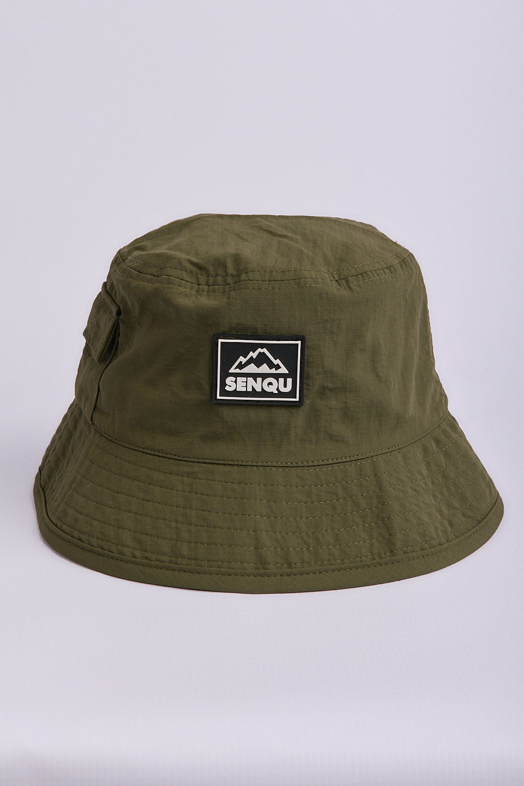 RIP STOP HAT WITH BADGE DETAIL