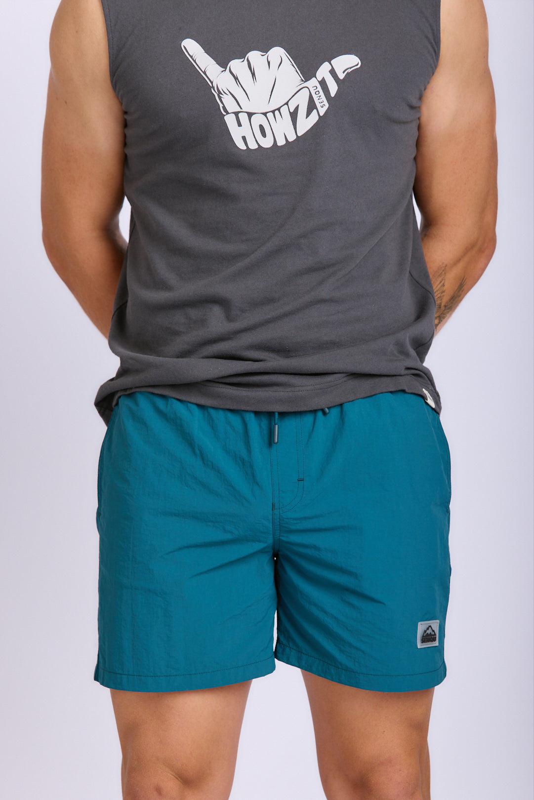 MENS PLAIN SWIM SHORTS