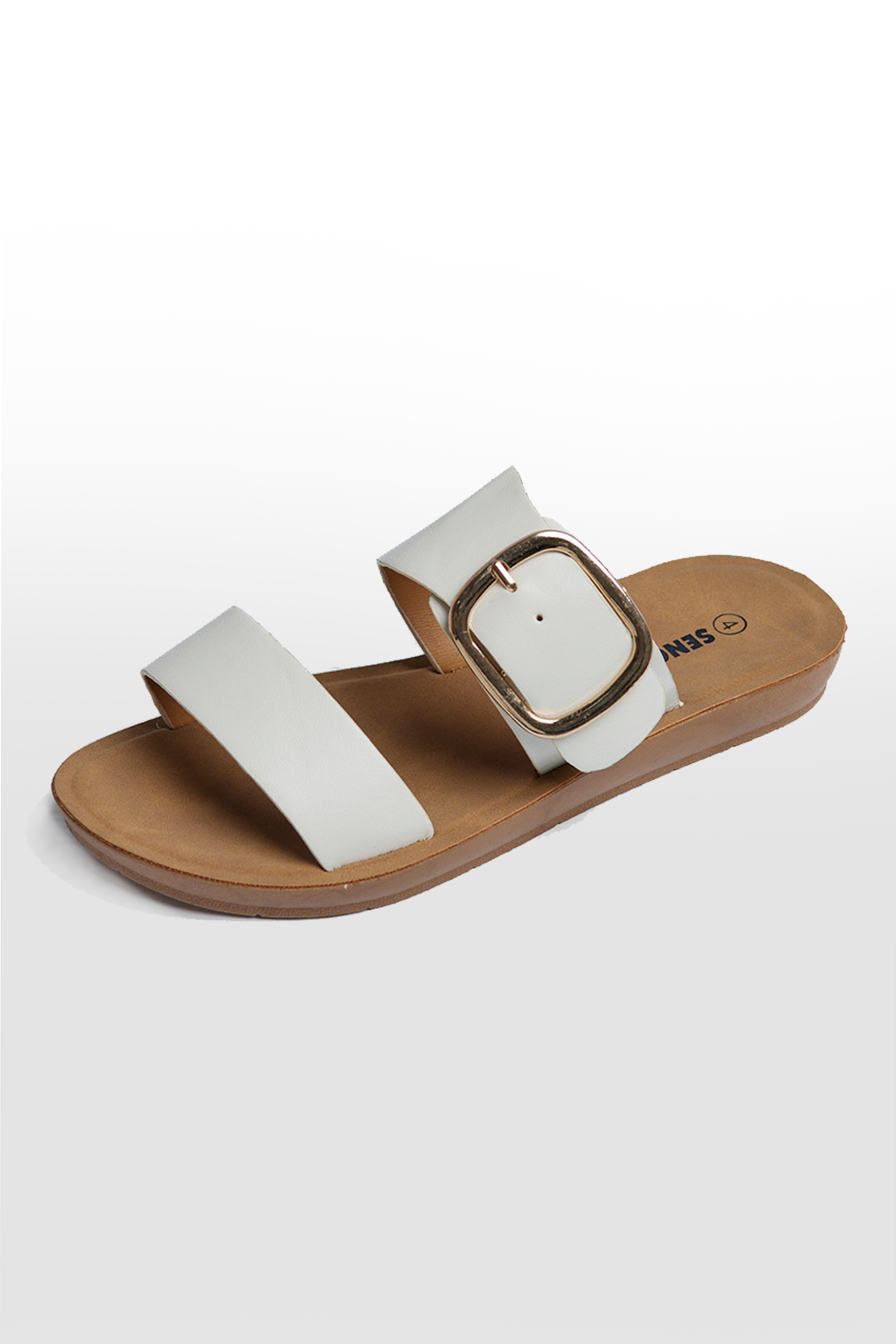 DOUBLE STRAP WITH 1 BUCKLE SANDAL