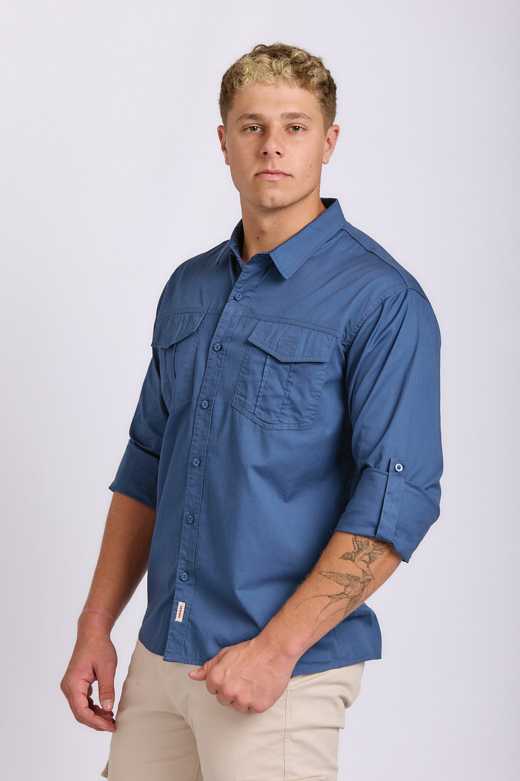LONG SLEEVE COTTON TECH SHIRT