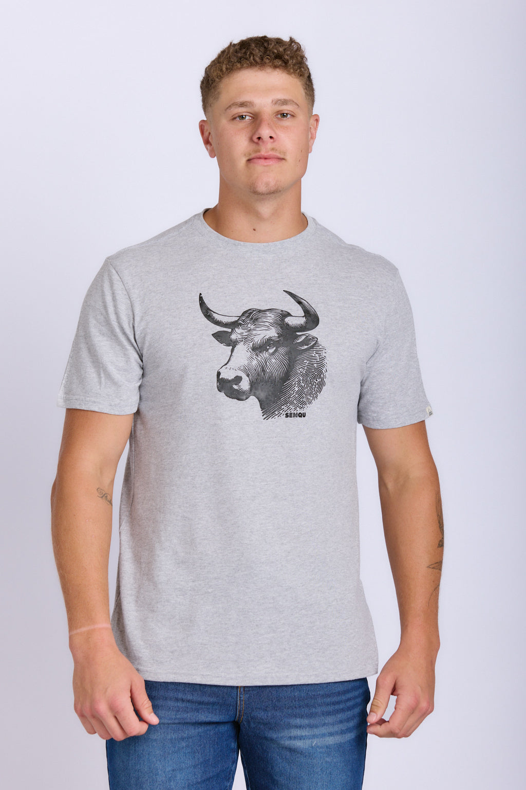 FINGER PRINT BULL TEE