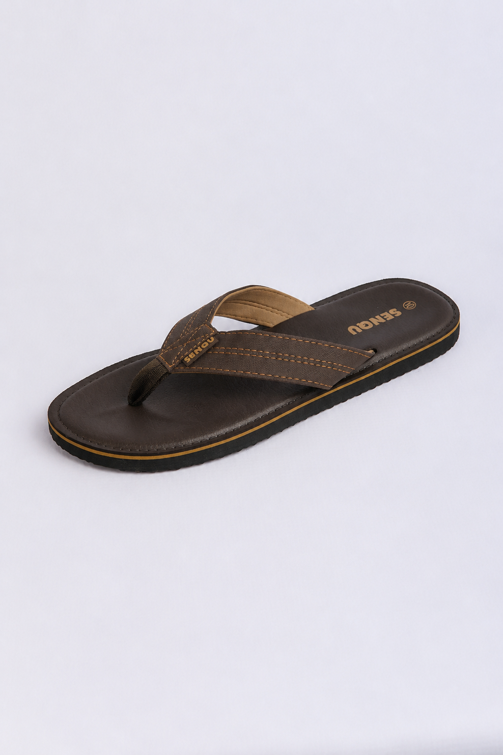 MENS SNQ STITCH DETAIL SANDAL