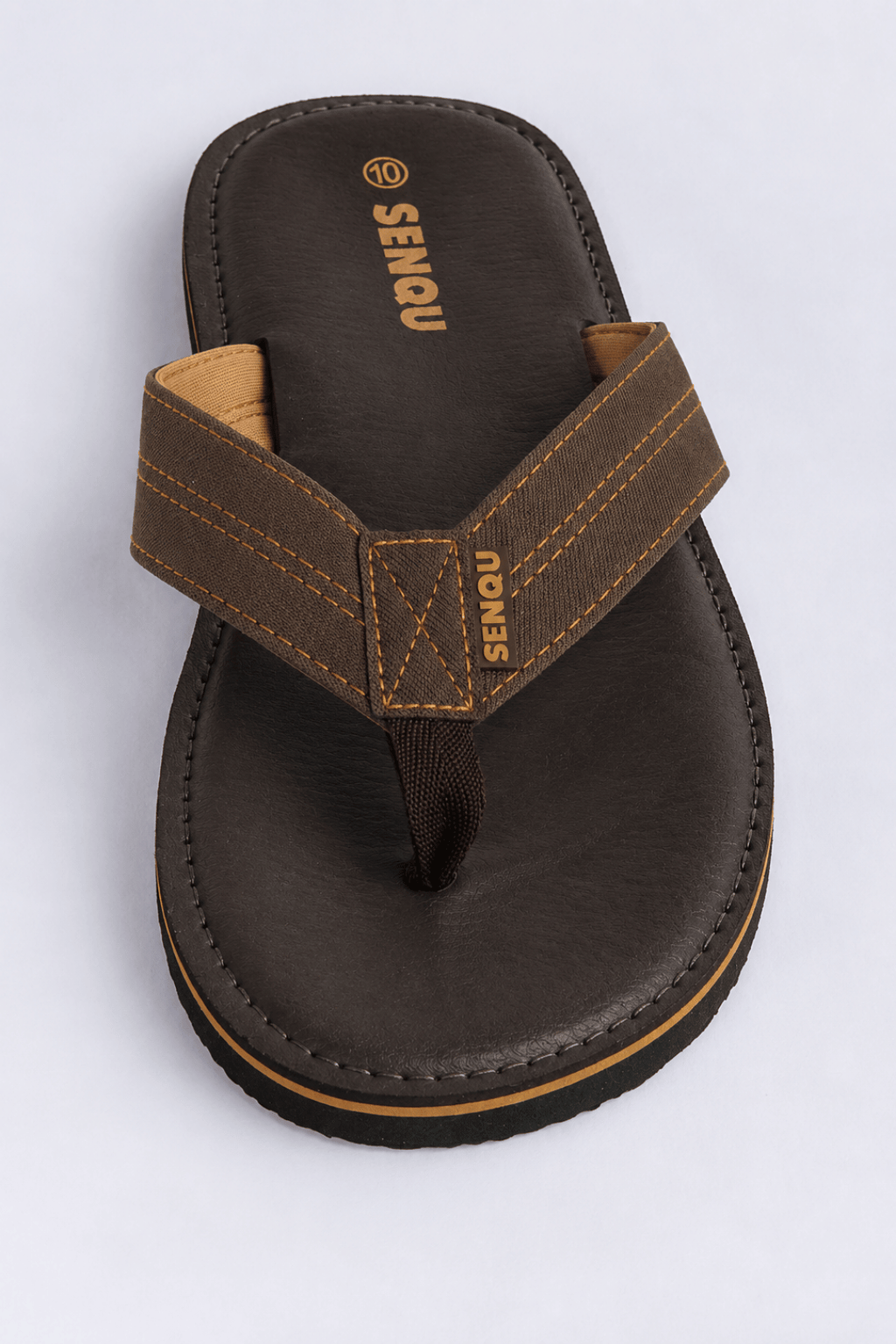 MENS SNQ STITCH DETAIL SANDAL