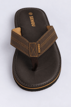 MENS SNQ STITCH DETAIL SANDAL