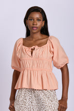 ELASTIC TUNNEL BLOUSE