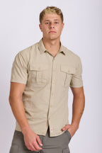 SHORT SLEEVE NYLON TECH SHIRT