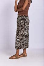 WRAP LINEN SKIRT
