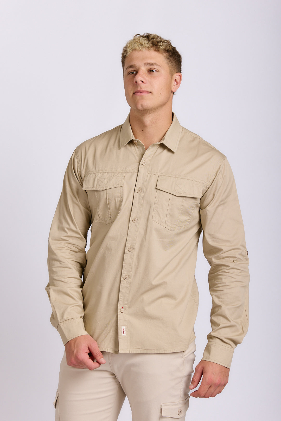 LONG SLEEVE COTTON TECH SHIRT