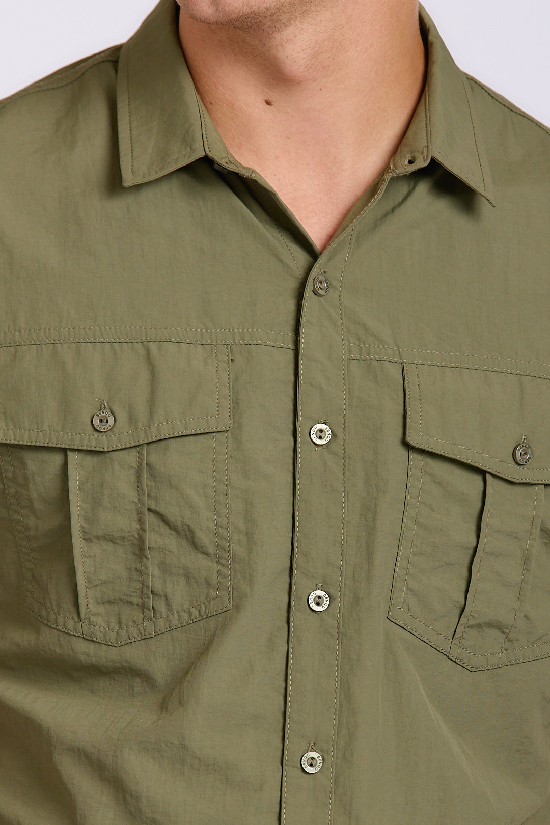 SHORT SLEEVE NYLON TECH SHIRT