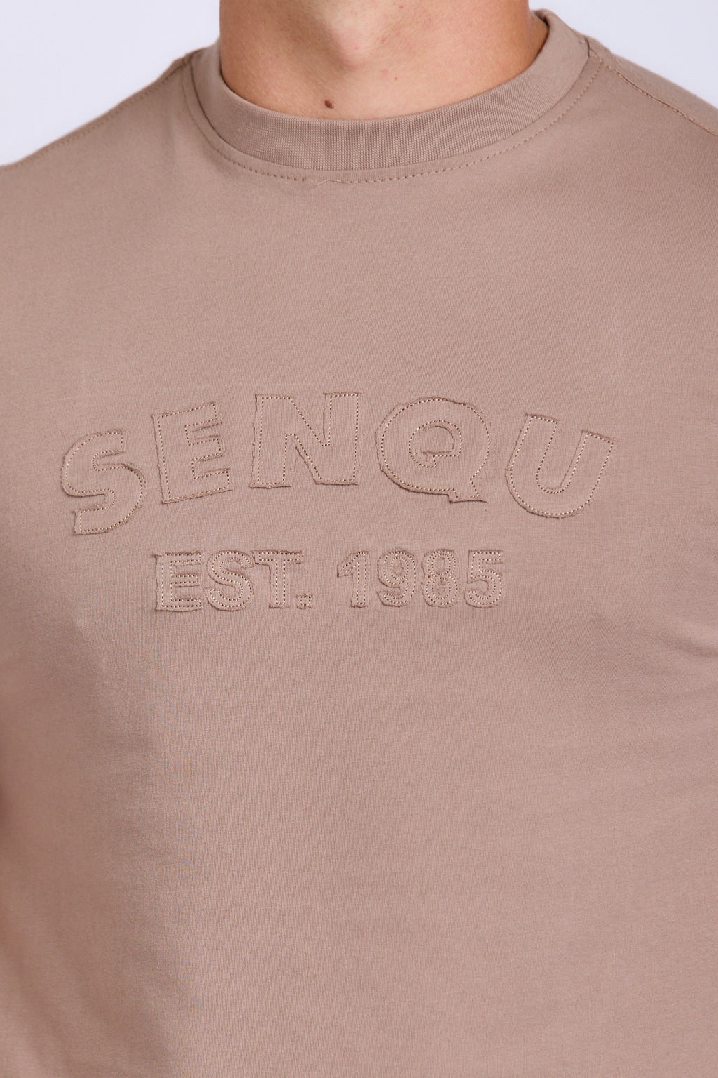 MENS SENQU APPLIQUE TEE