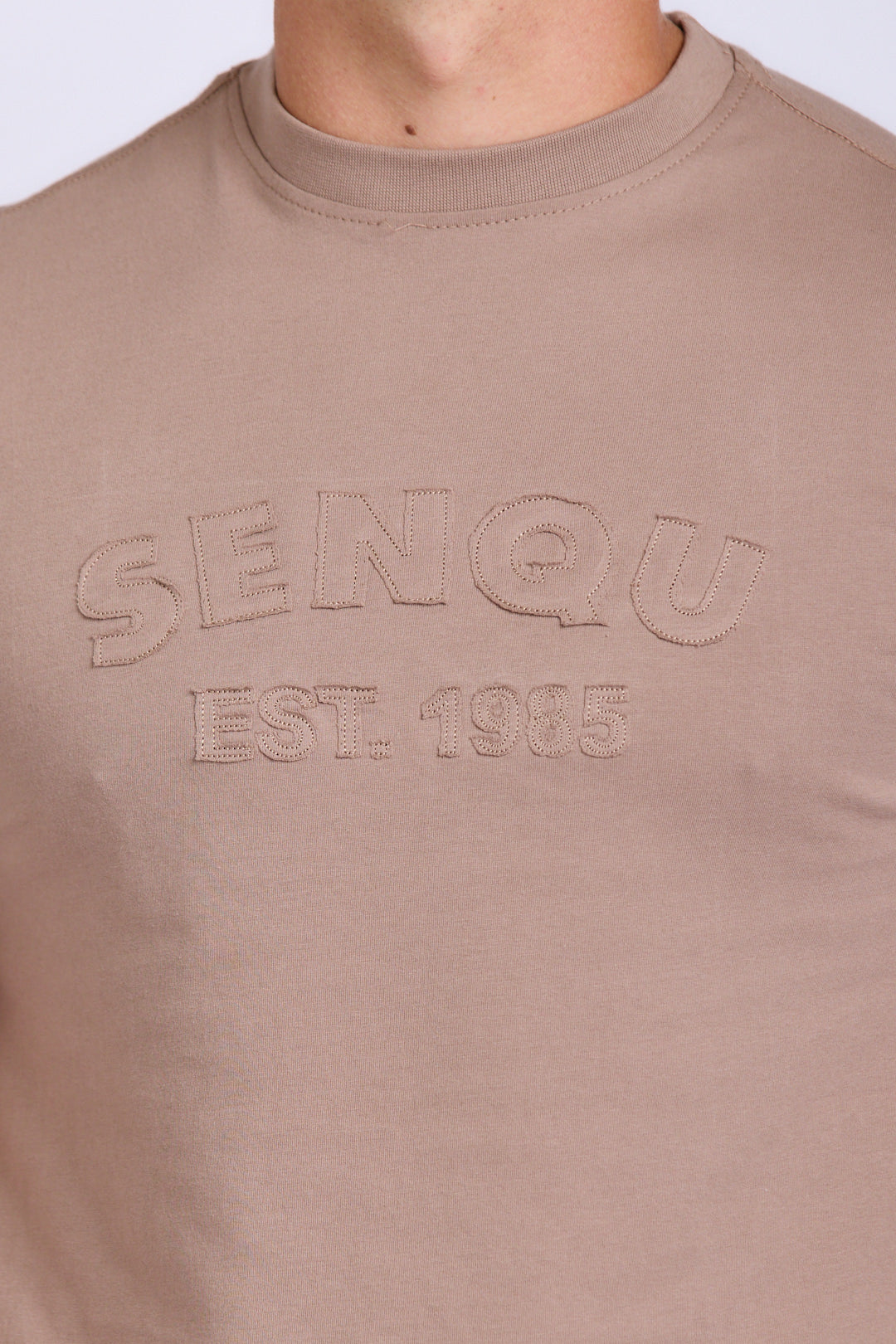 MENS SENQU APPLIQUE TEE