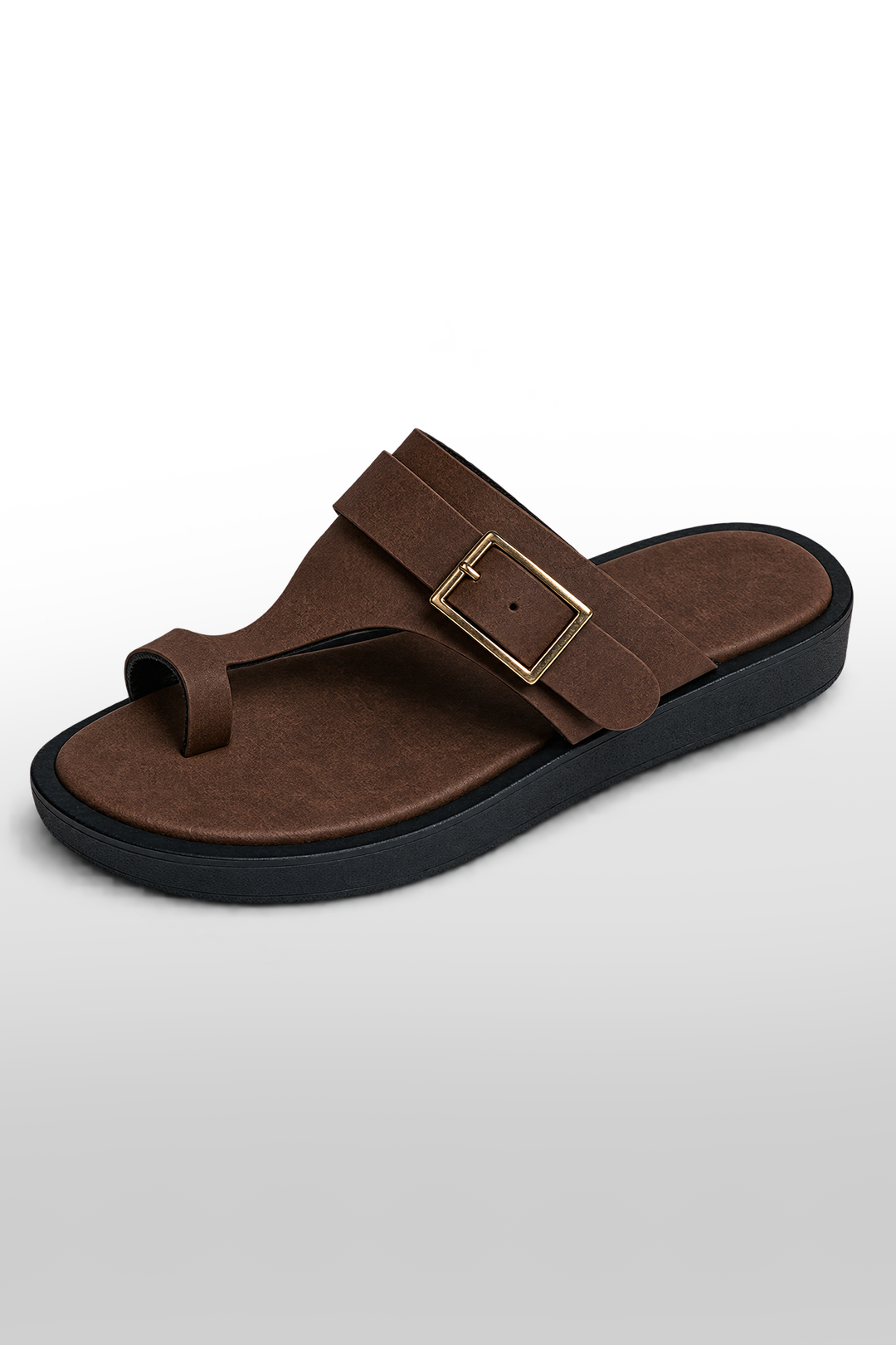 NUBUCK TOE STRAP SANDAL